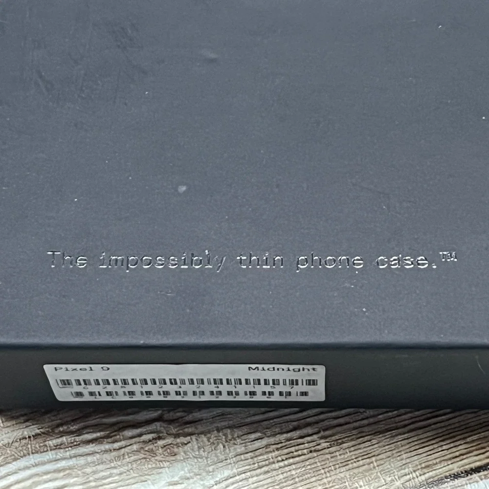 Latercase Pixel‎ 9 Midnight Black Impossibly Thin Phone Case New Open box